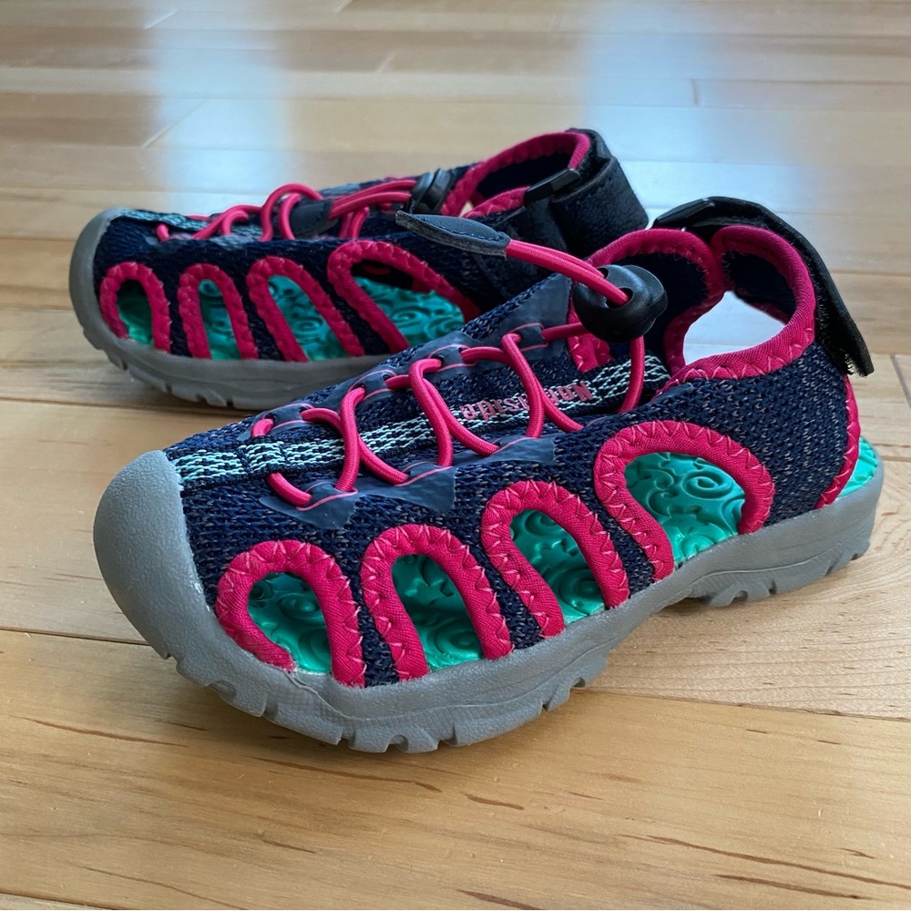 Kids' Pink and Black Outdoor Shoes